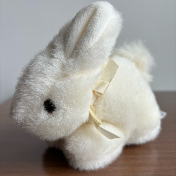Vintage Eden Small White Rabbit Plush - Picture 5 of 8